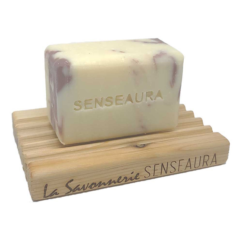 Coffret porte-savon et savon naturel Lavande | La Savonnerie Senseaura